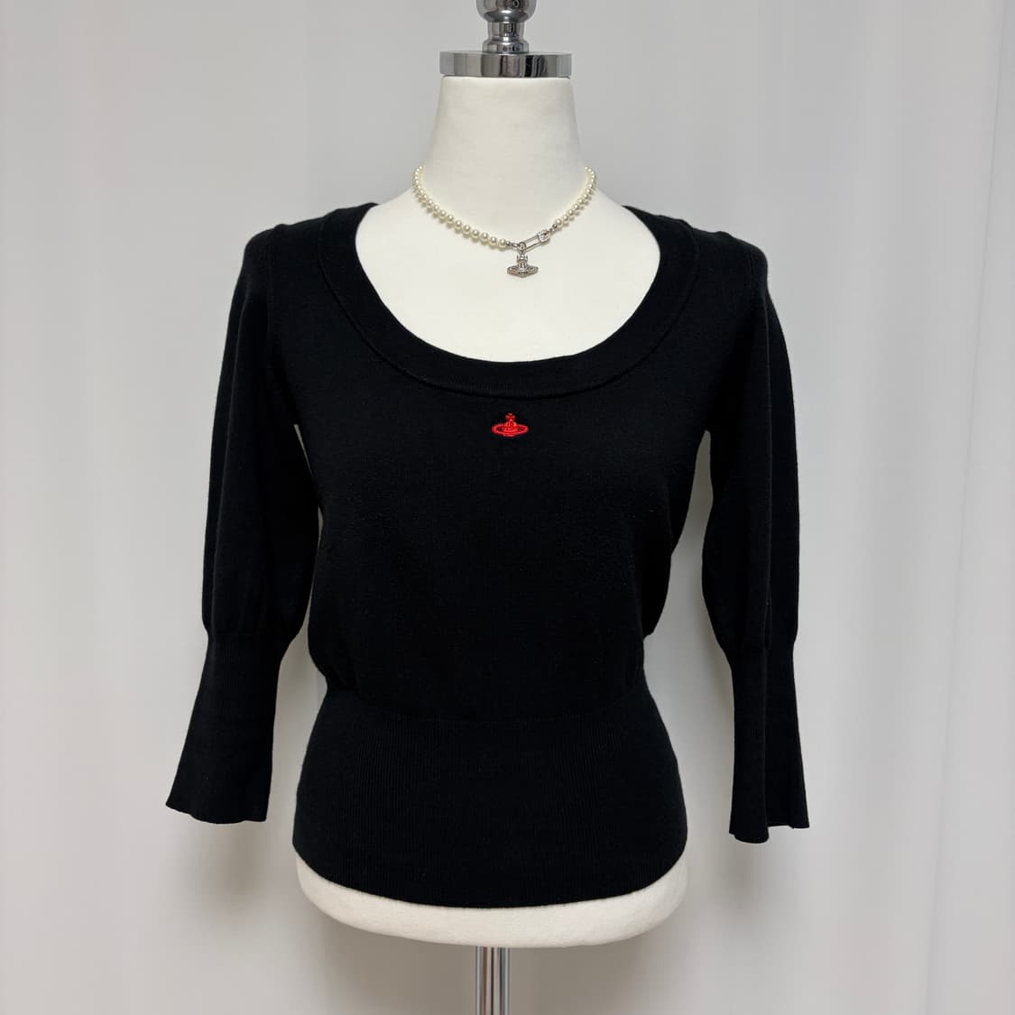 비비안웨스트우드 유넥 7부 니트 상품이미지3