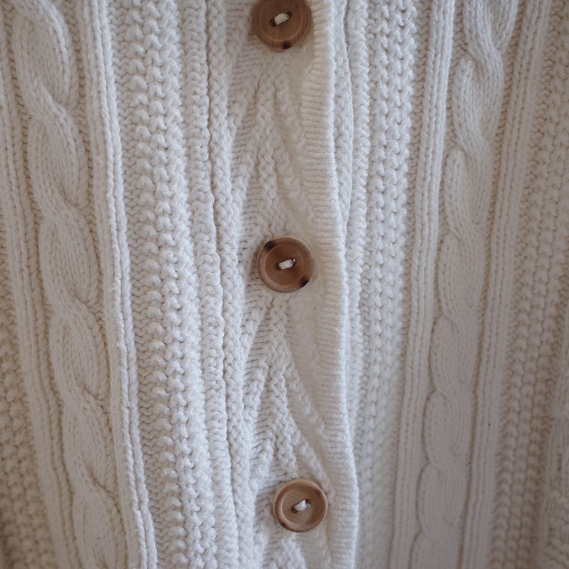 80’s L.L.Bean Cable Cotton Carigan 상품이미지3