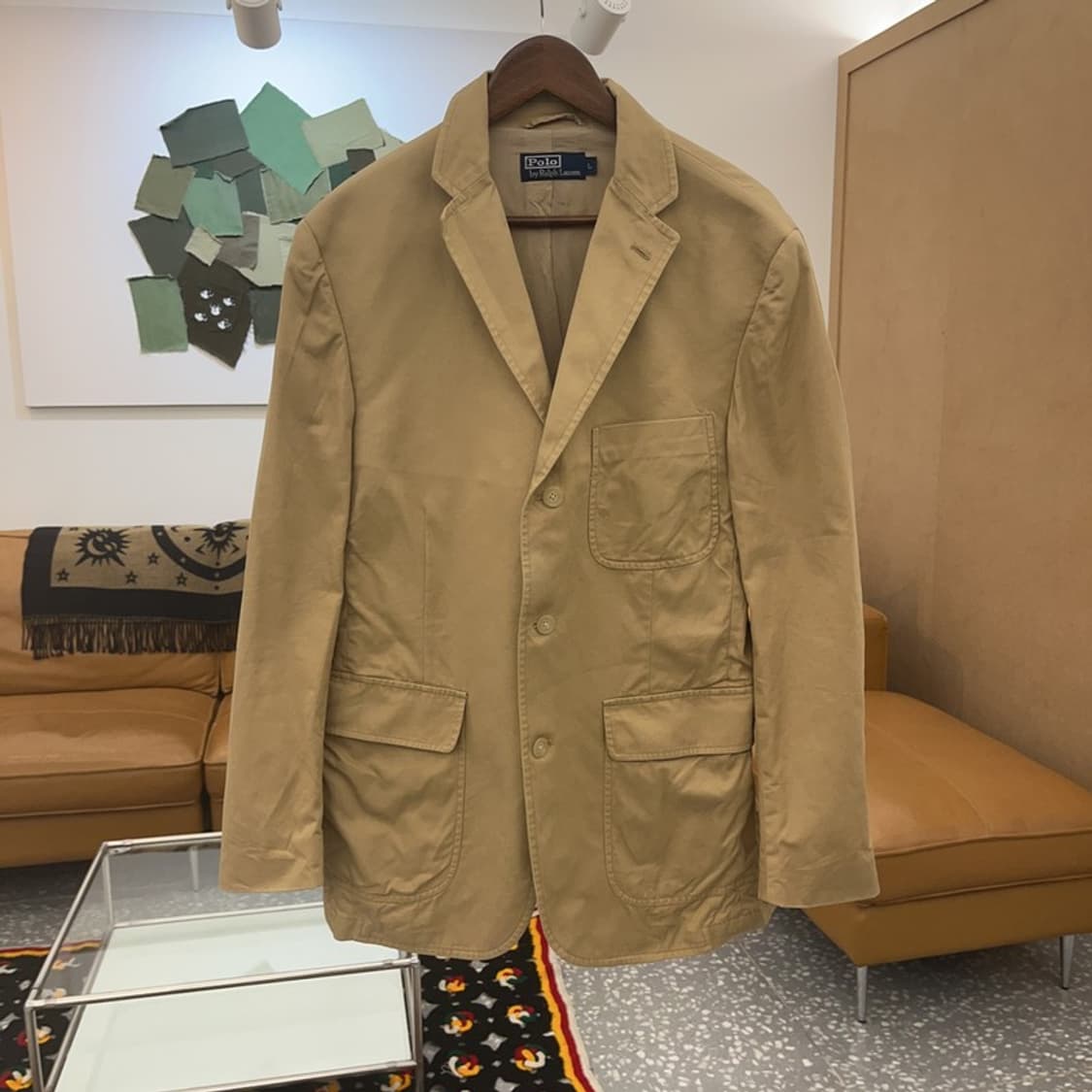 폴로 랄프로렌 베이직 모던 블레이저 치노 자켓 L C07080 상품이미지3