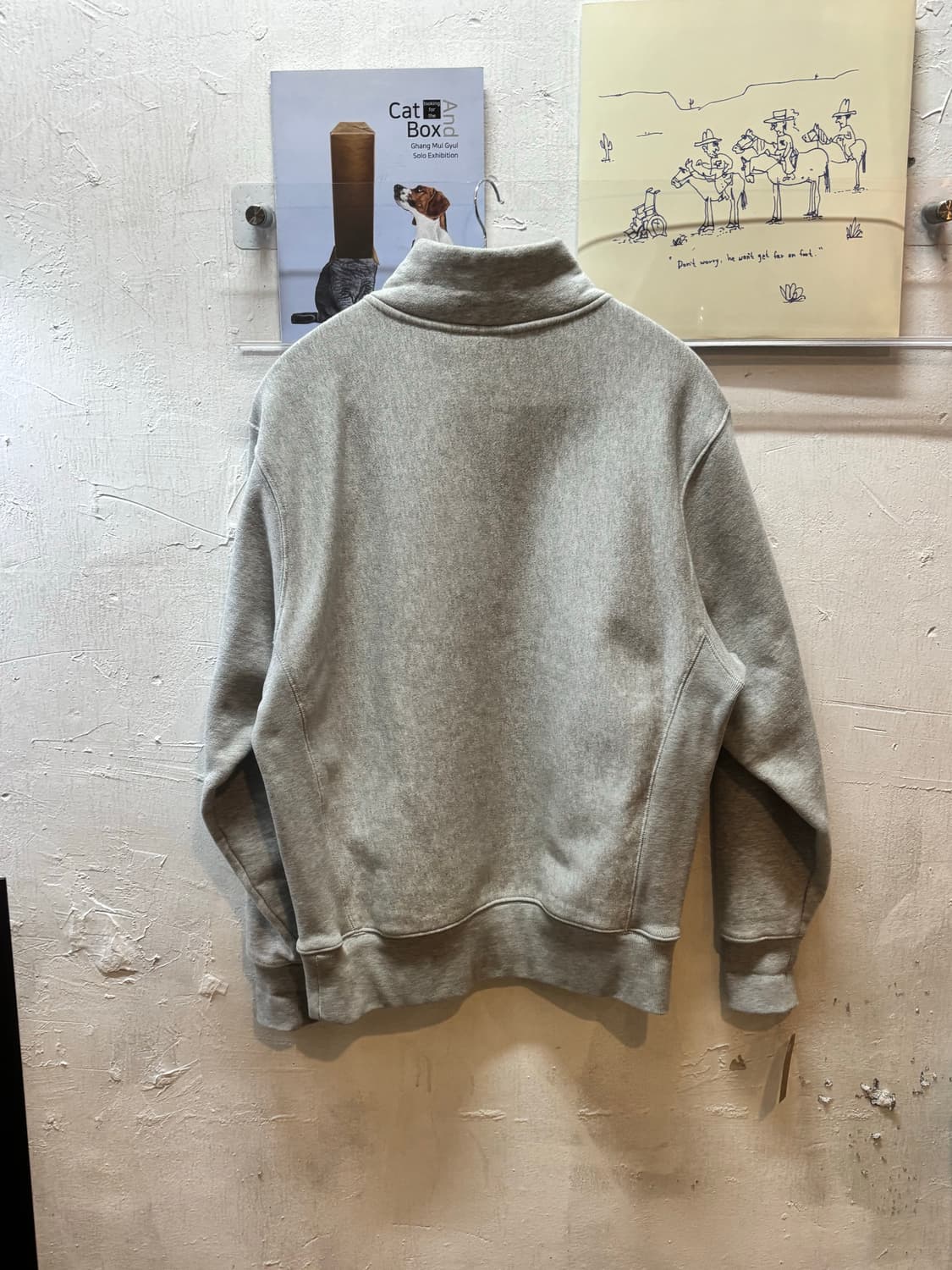 챔피온 리버스 위브 하프 집업 스웻 셔츠 상품이미지2