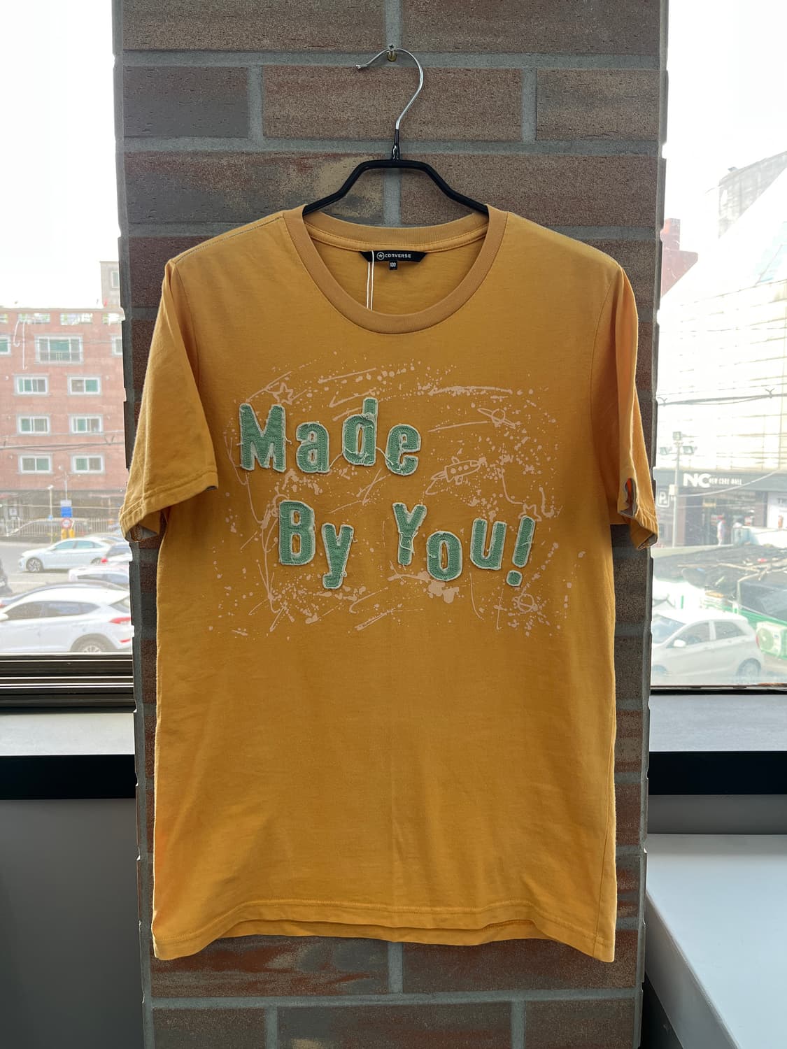 컨버스 패치 로고 프린틴 반팔 티셔츠 상품이미지6