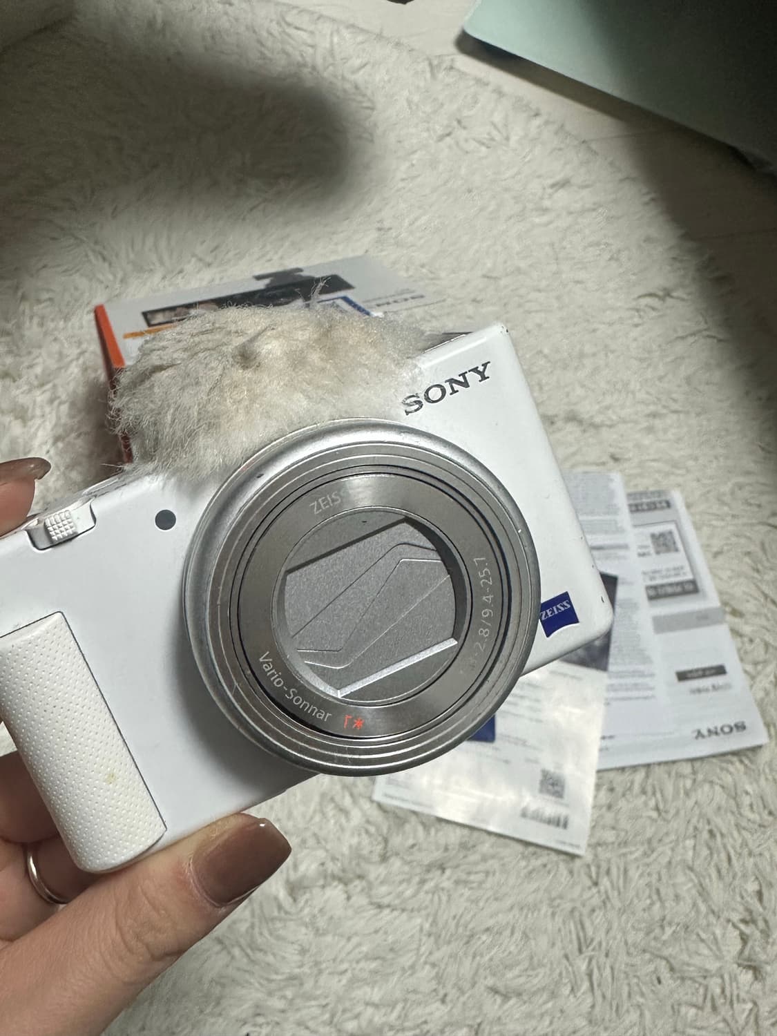 소니 zv-1 브이로그 카메라 화이트 풀세트 상품이미지2