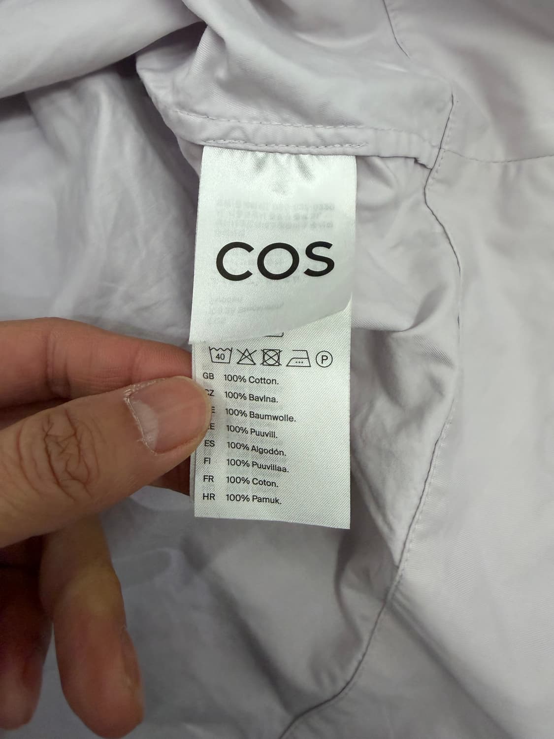 정품) COS 코스 오버사이즈 셔츠 블라우스 36 상품이미지7