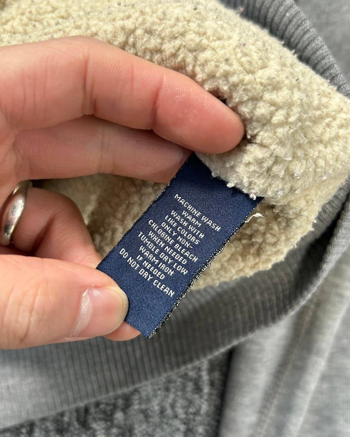 폴로 랄프로렌 진스 코튼 기모 집업  상품이미지8