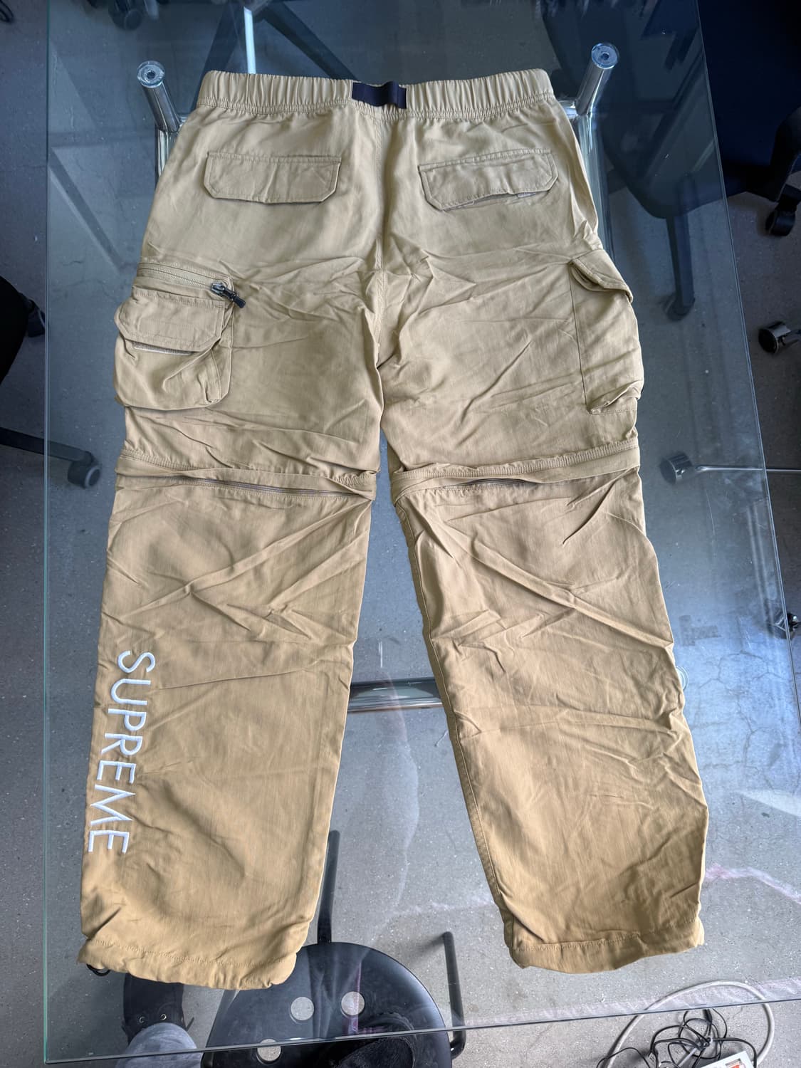 슈프림 노스페이스 카고 팬츠 베이지 M 상품이미지2