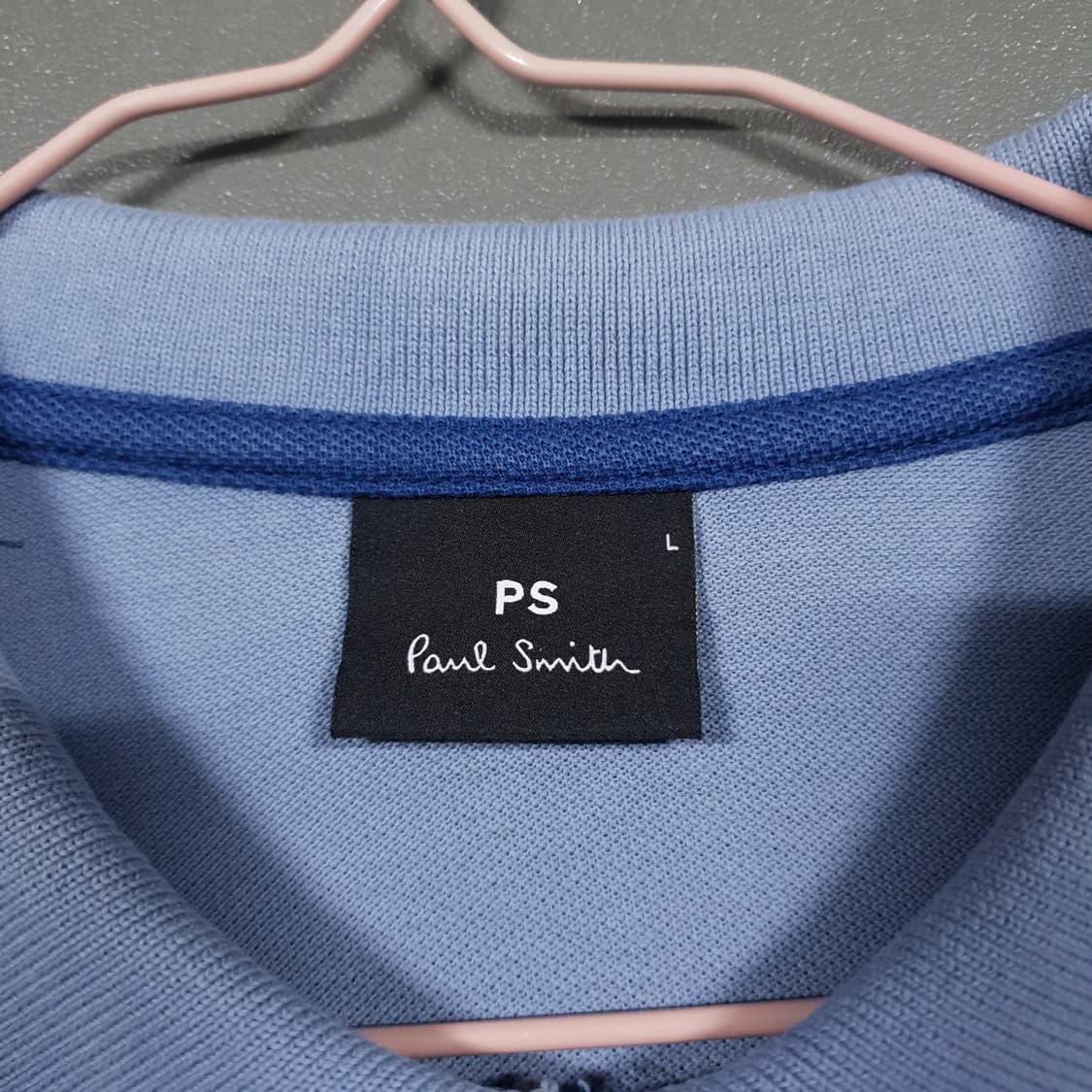 L) 폴스미스 신형 23ss 피케 지브라 폴로 셔츠 반팔 카라티 스카이 상품이미지6