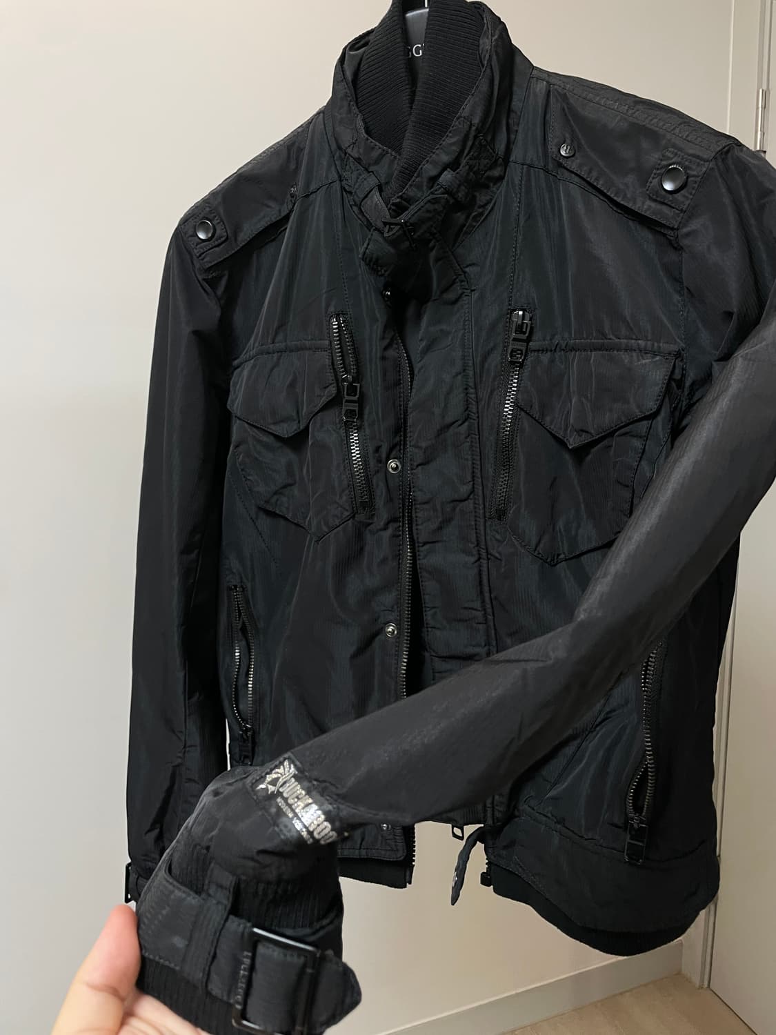 (L) Buckaroo 버커루 더블 레이어드 락시크 블루종 자켓 상품이미지5