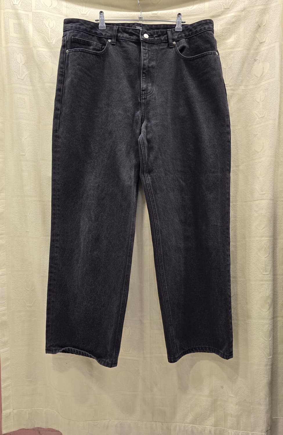 무신사 스탠다드 흑청 와이드 데님팬츠 흑청바지 38 상품이미지1