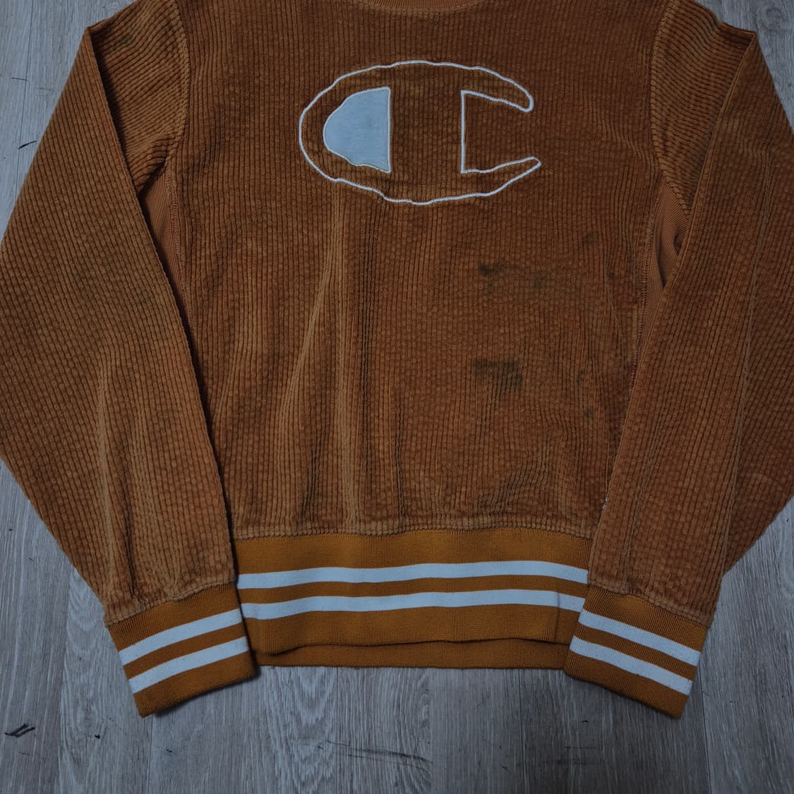 챔피온 USA 오리지널 빅로고 코듀로이 맨투맨 L(100) 상품이미지3