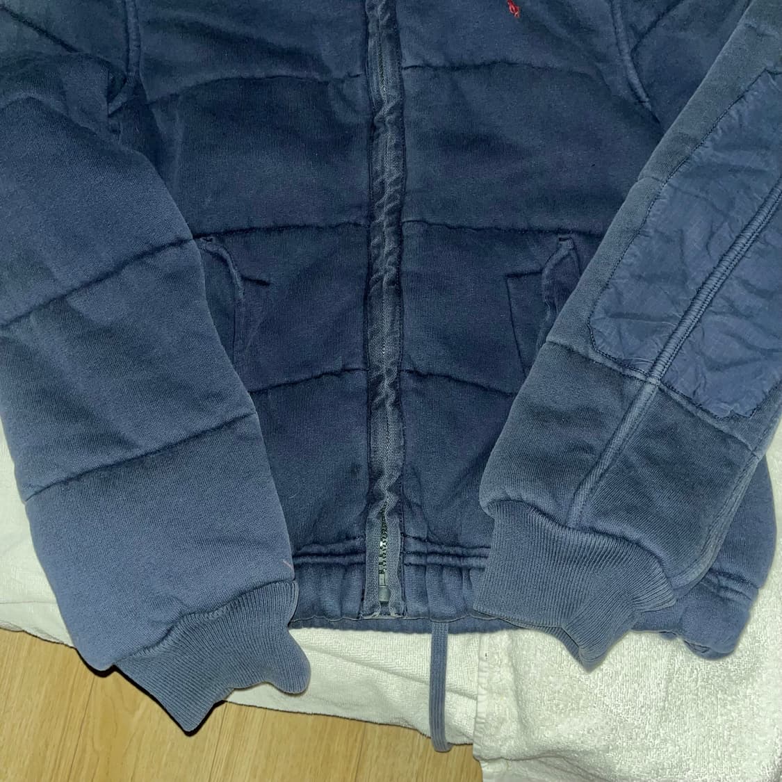 폴로 랄프로렌 워싱 퀄팅 패디드 후드 자켓 S/90 상품이미지4