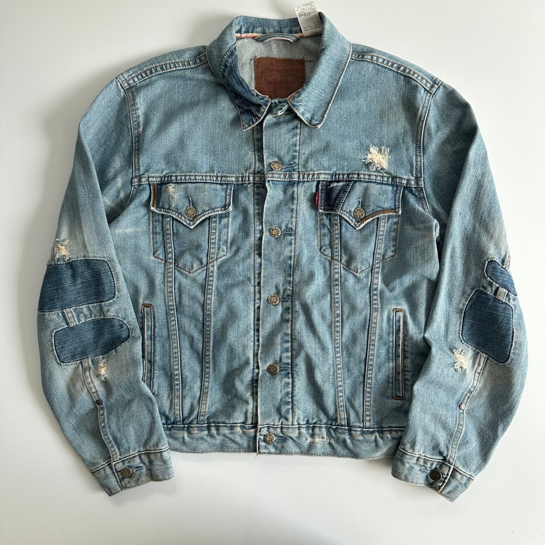 Levi‘s 리바이스80‘s 패치워크 데님 트러커 자켓 상품이미지3