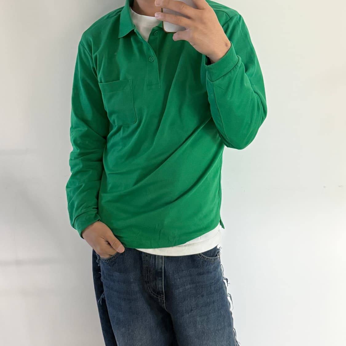 GILDAN 카라 긴팔티셔츠 상품이미지3