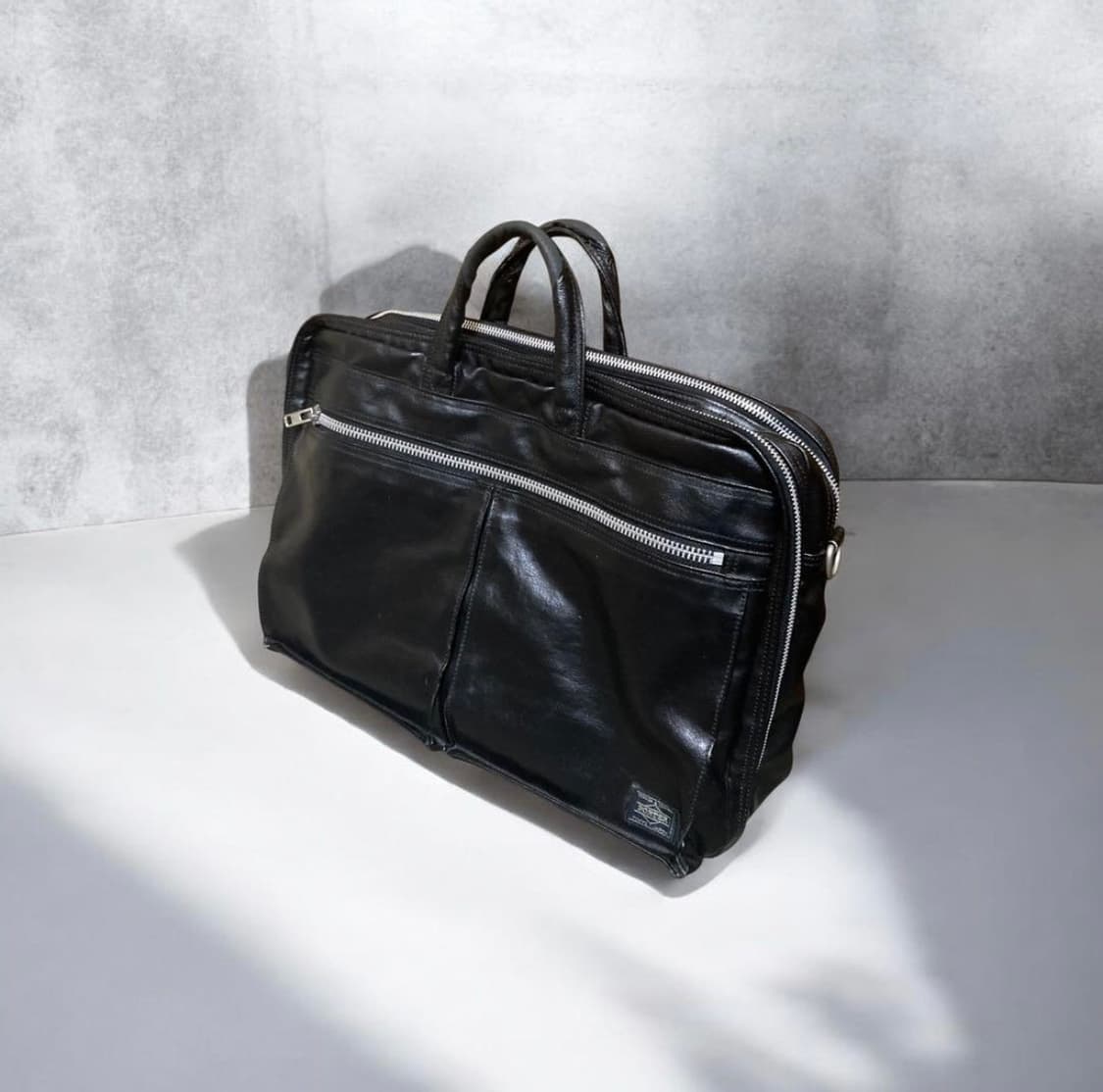 Porter 요시다포터 빈티지 브리프케이스 블랙 상품이미지3
