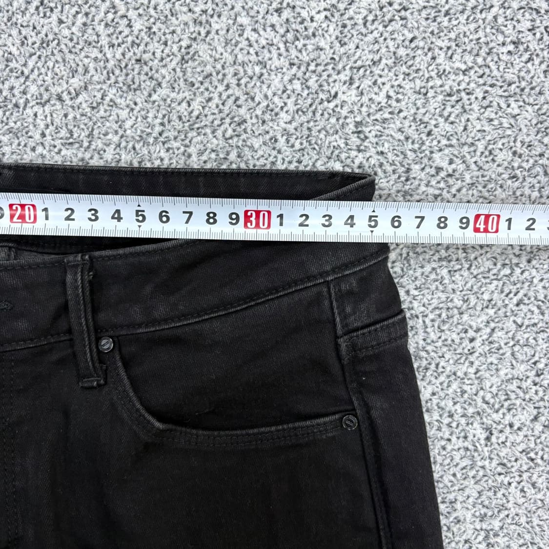 28 게스 여성 흑청 데님 청바지 0622J1 상품이미지7