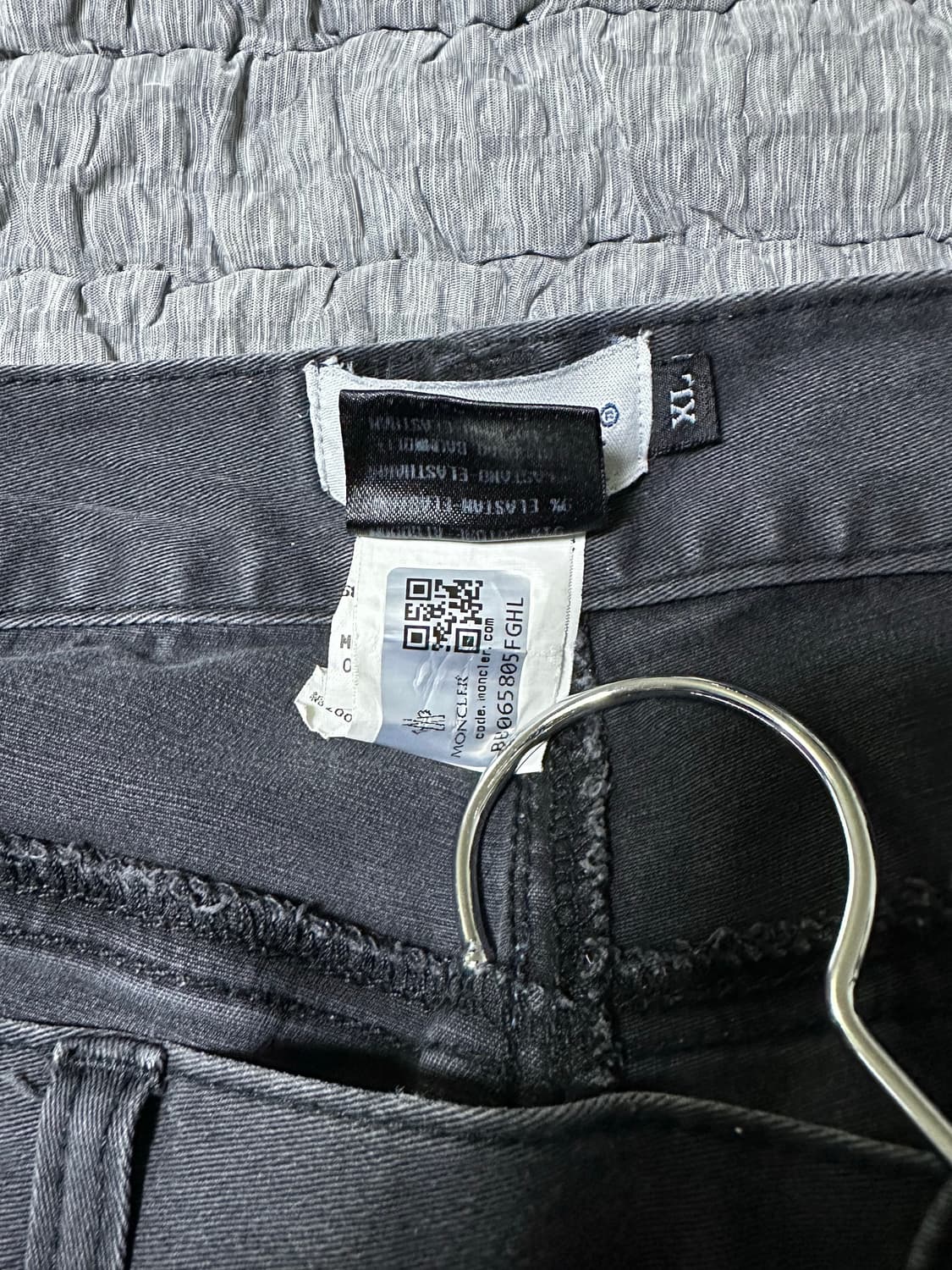 몽클레어 남성 블랙 데님 반바지 상품이미지7