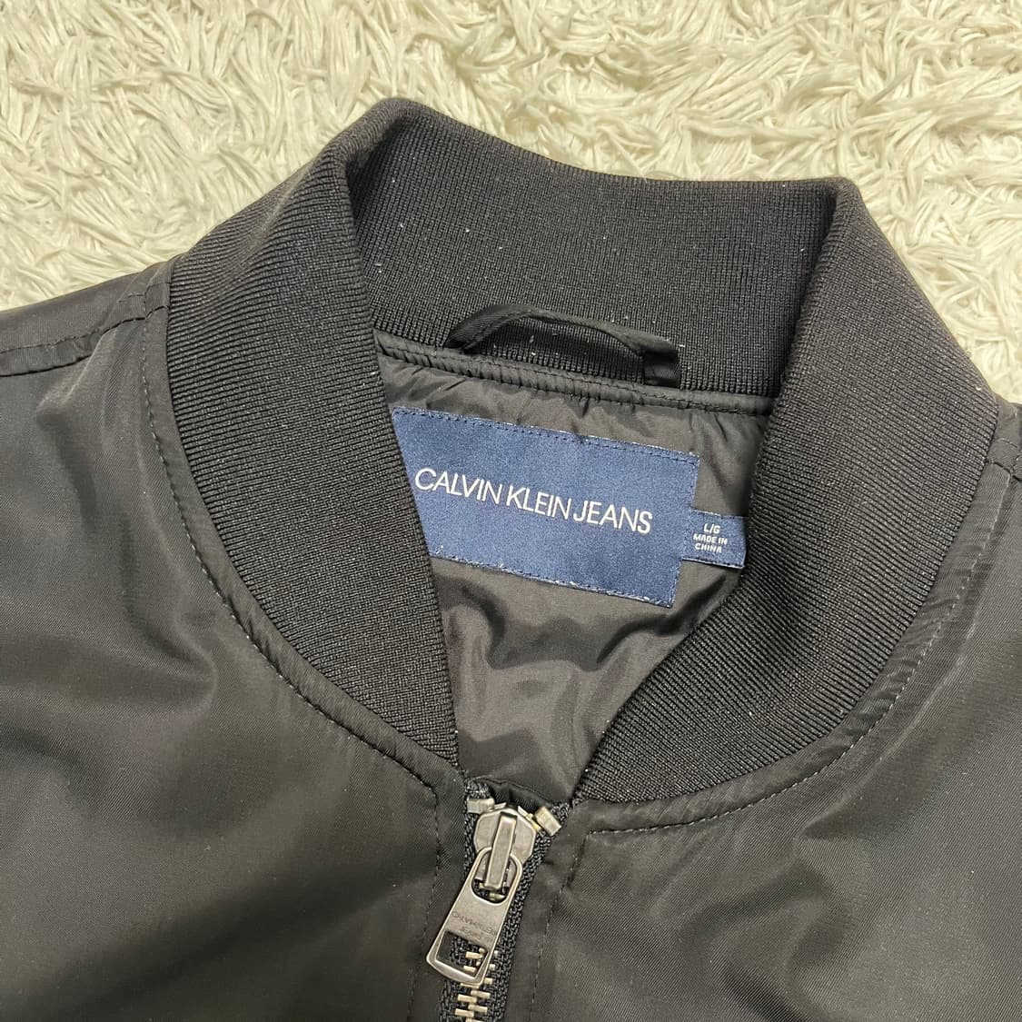 Calvin Klein black MA-1 jacket 상품이미지7