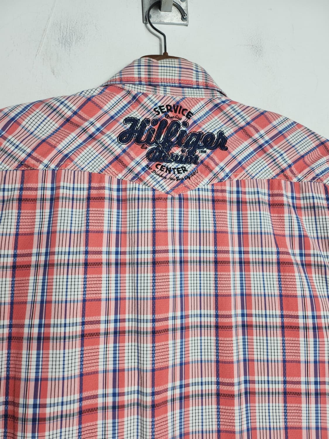 S 타미 힐피거 데님 체크 웨스턴 셔츠 상품이미지9