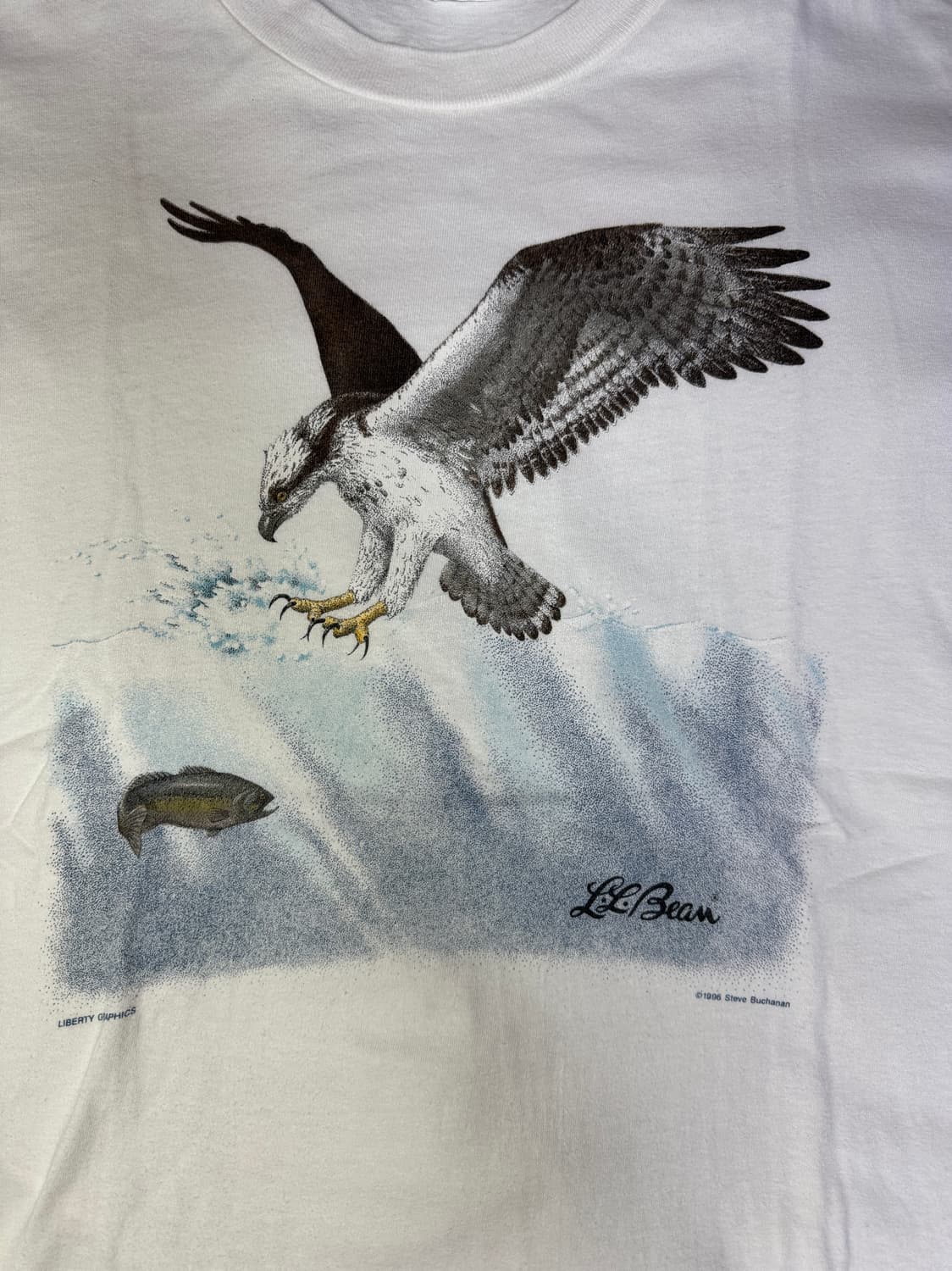 빈티지 90s 엘엘빈 L.L.Bean 이글 그래픽 티셔츠 L 상품이미지2