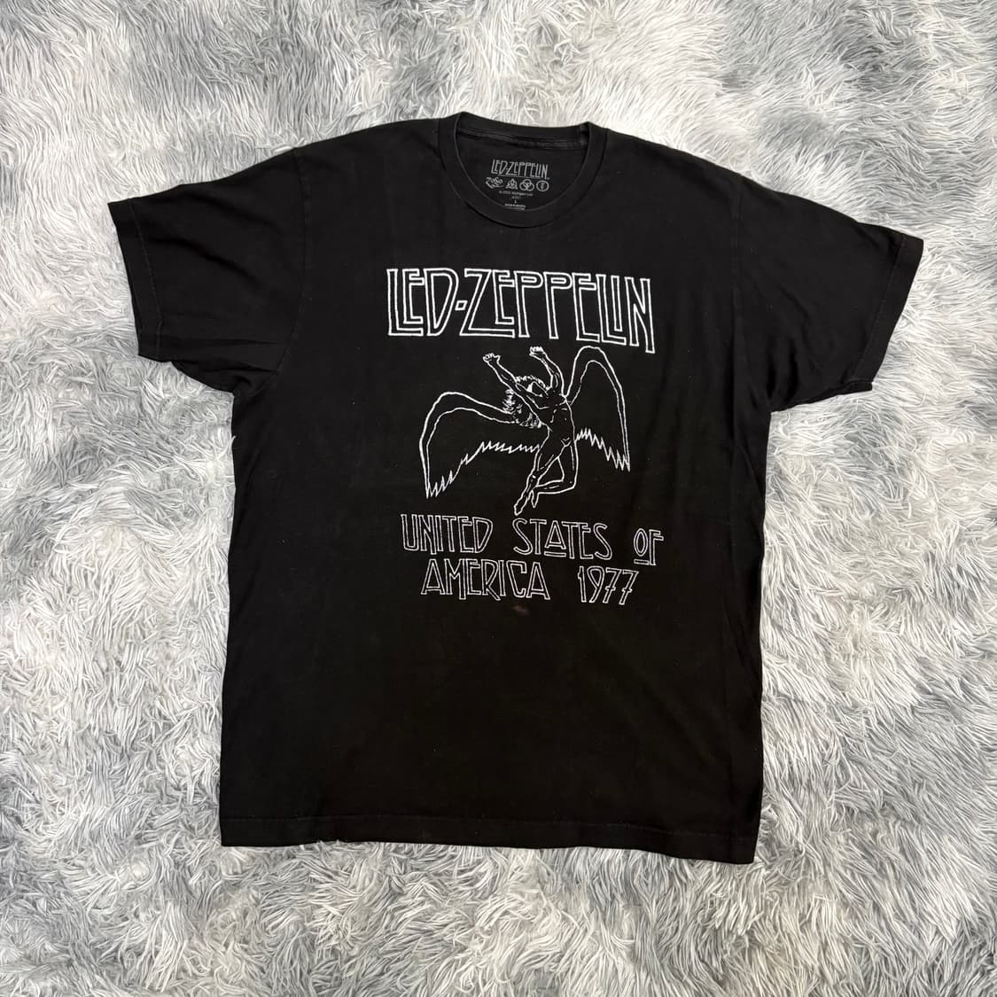 Led Zeppelin 레드제플린 1977 Tour 티셔츠 상품이미지1