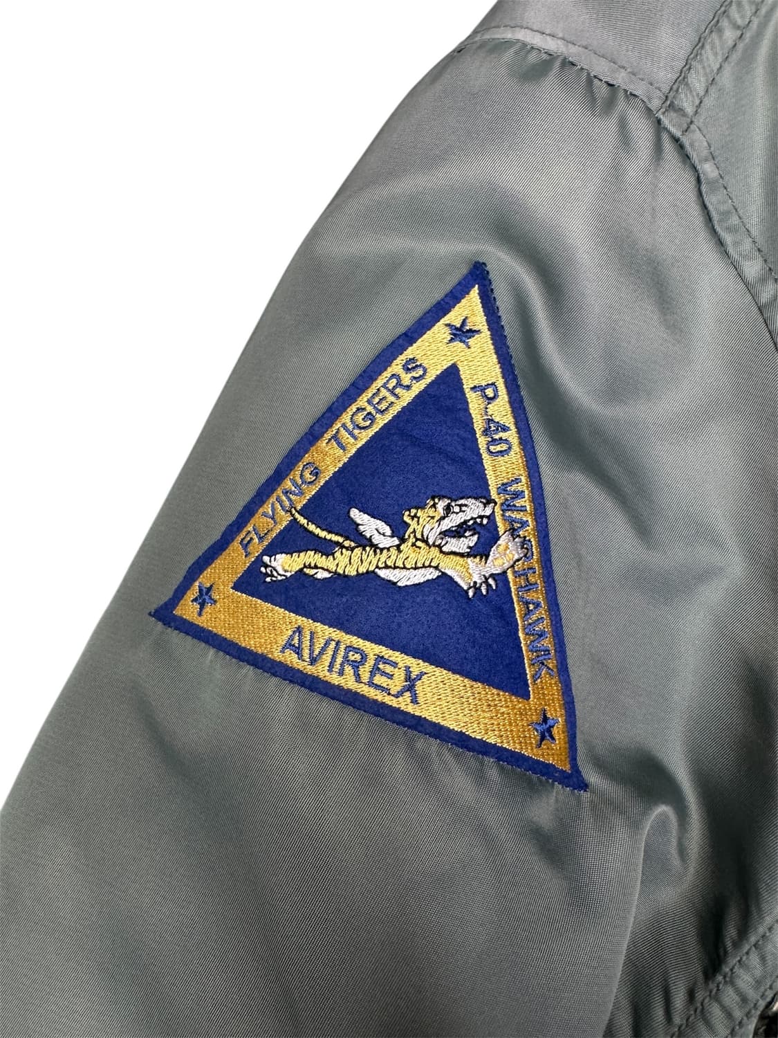 빈티지 아스페시 아비렉스 플라잉 타이거 마원 올리브 L 상품이미지4