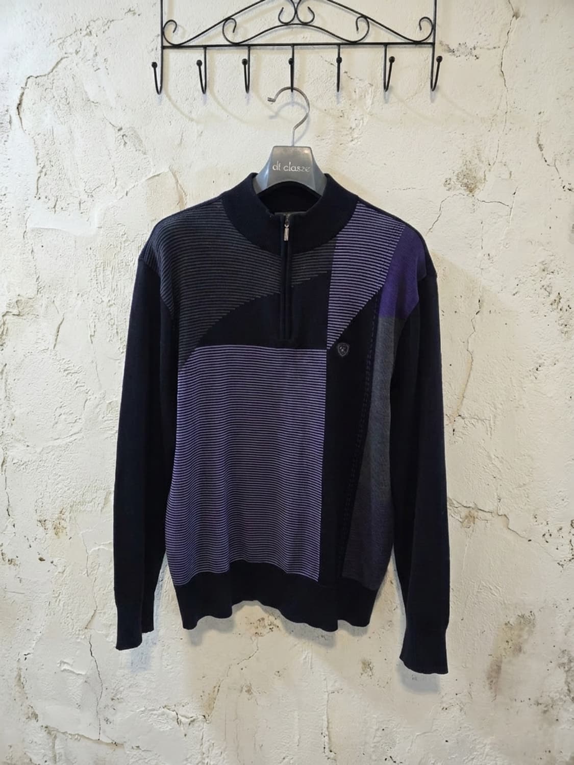 Crocodile 남성 반집업 니트 100 상품이미지1