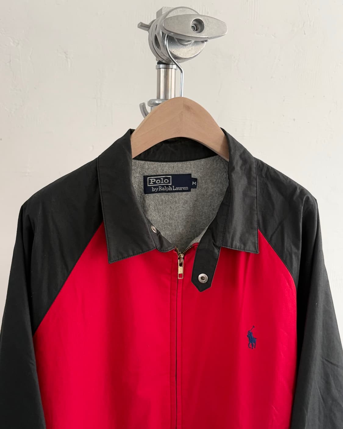 Polo 폴로 랄프로렌 90‘s 레드 투톤 헤링턴 자켓 상품이미지2