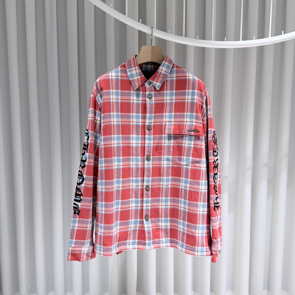 (A+/XL) / 크롬하츠 플란넬 체크 셔츠 자켓 상품이미지1