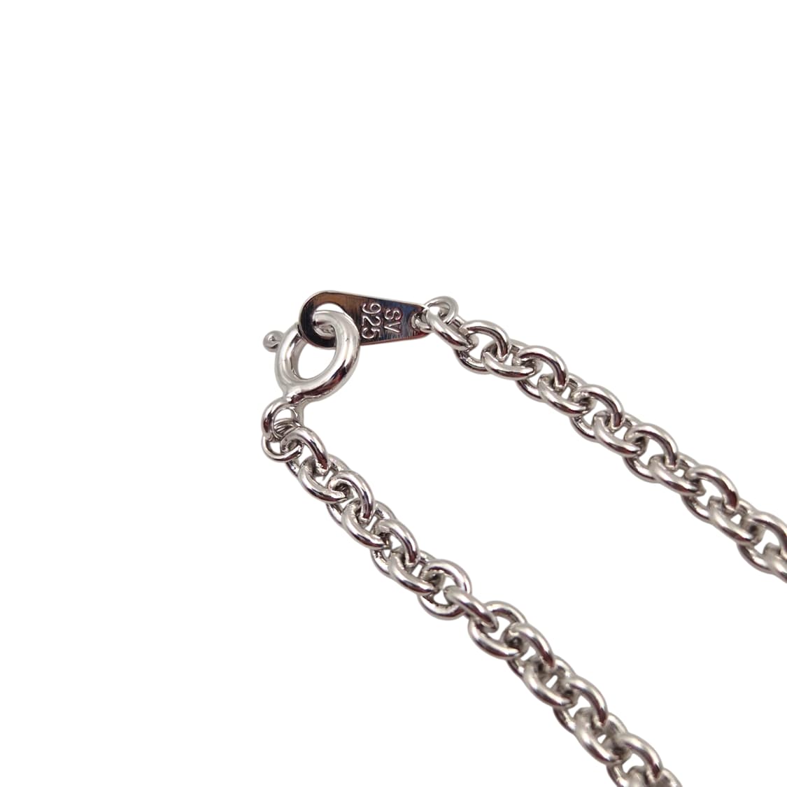 08s 레어 실버 925 키티 파베 목걸이 상품이미지4