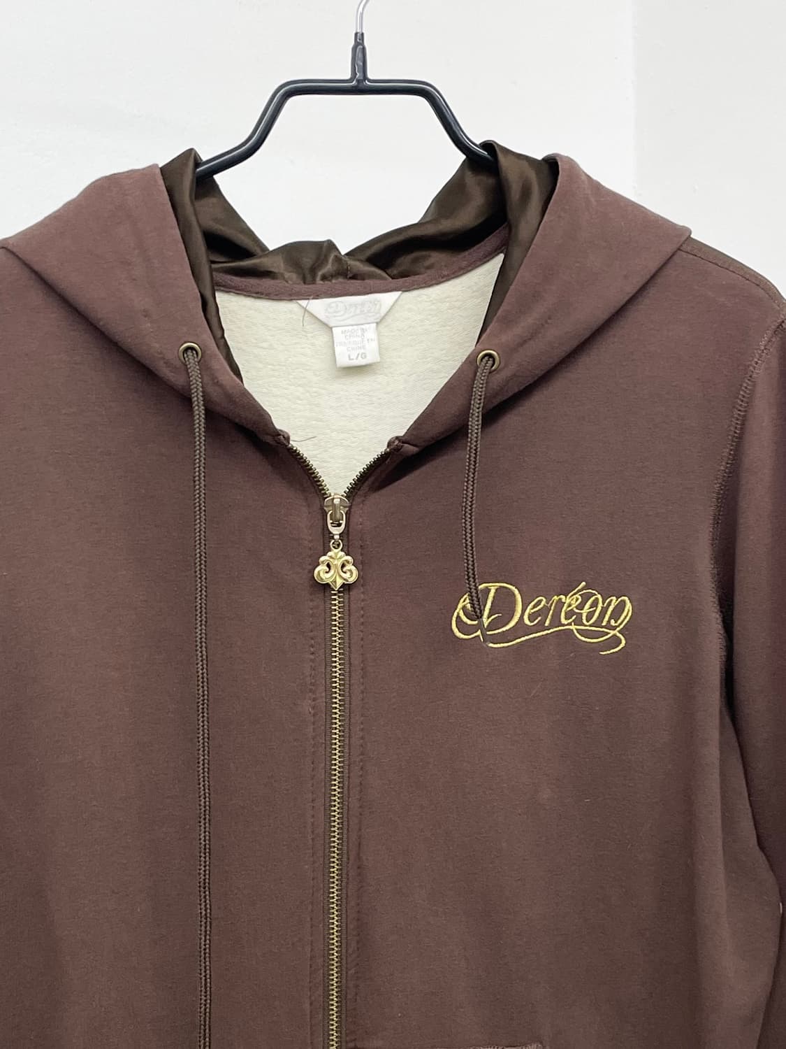 y2k 메쉬 자수 디테일 후드집업 *레어 상품이미지7