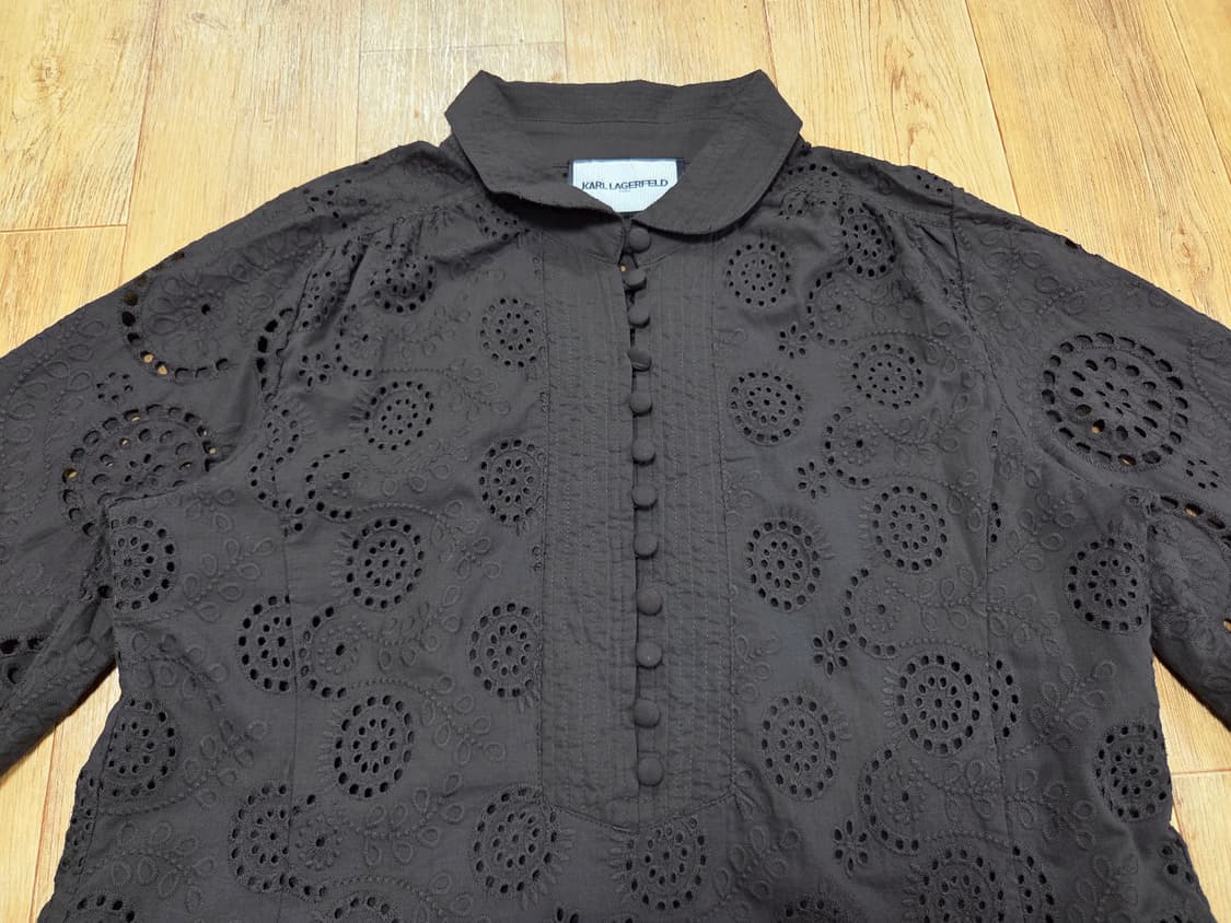 칼라거펠트(Karl Lagerfeld) 아일렛원피스 66-77 새상품 상품이미지2