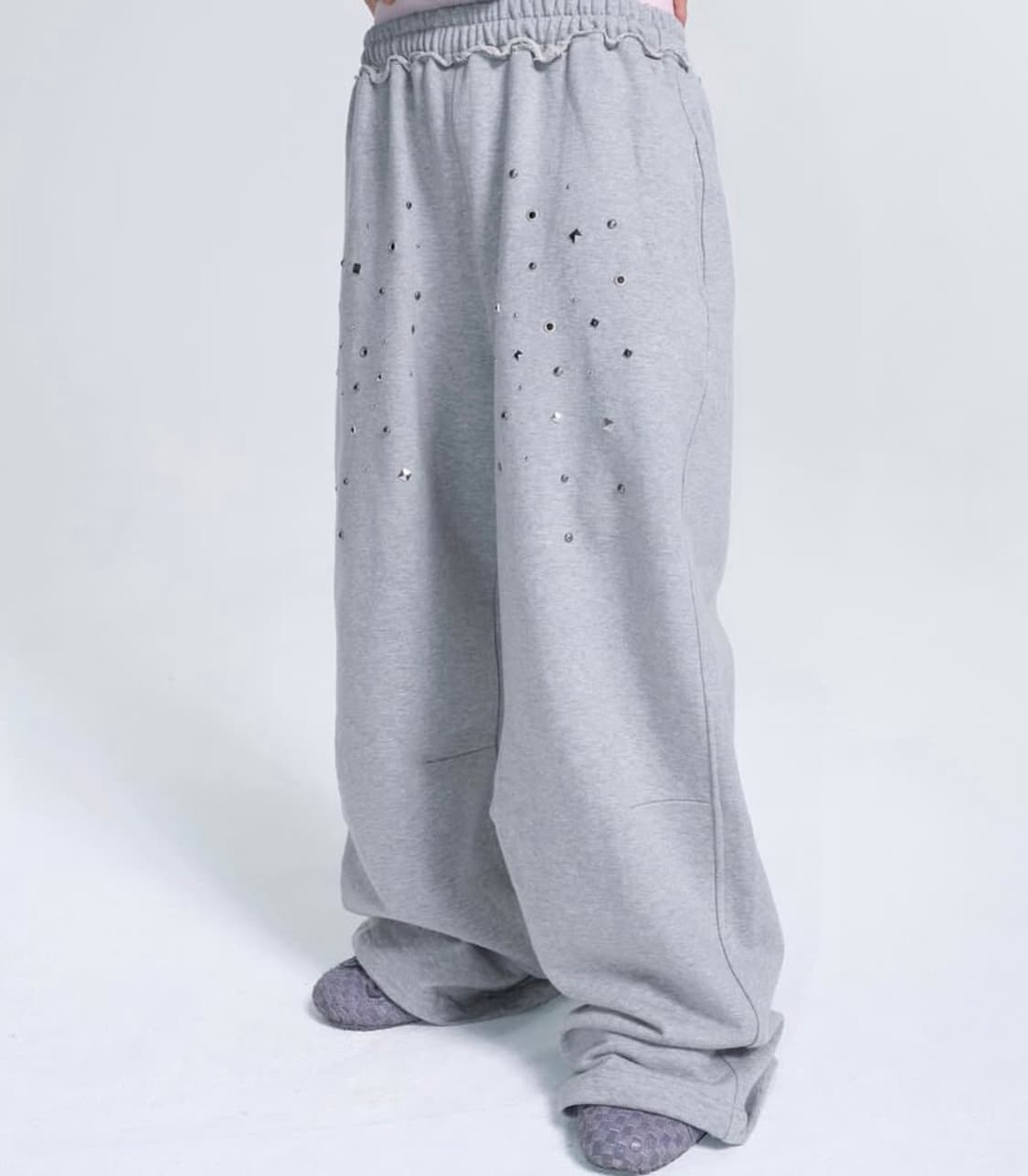 알디유 스트링 스웨트팬츠 그레이 상품이미지2