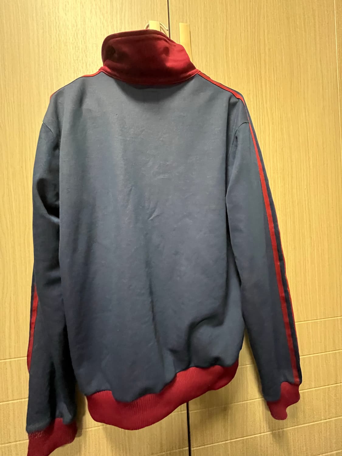 아디다스 트랙탑 베켄바우어 져지 네이비 버건디 L 100 상품이미지5