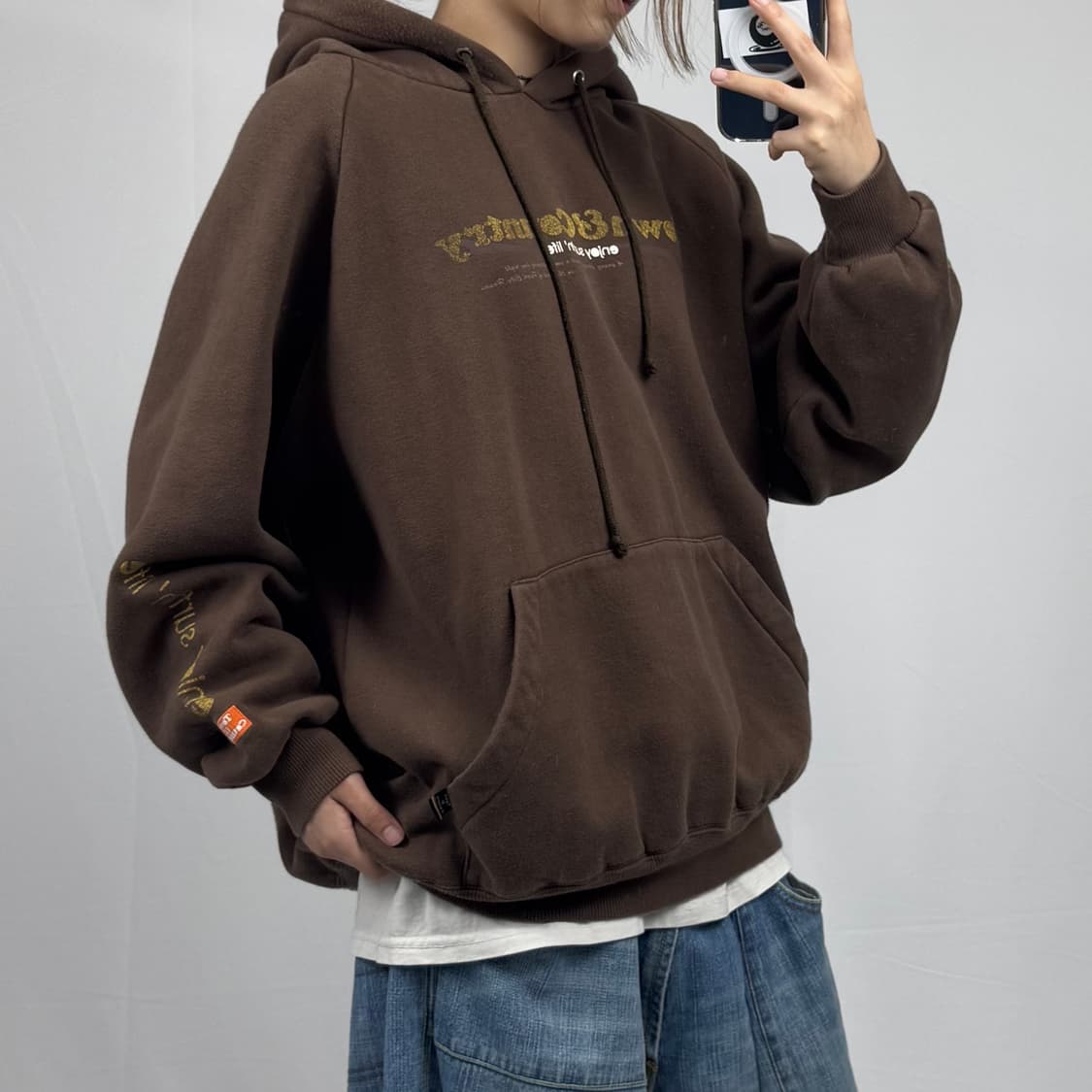 T&C surf 스펠아웃 후드티 상품이미지1