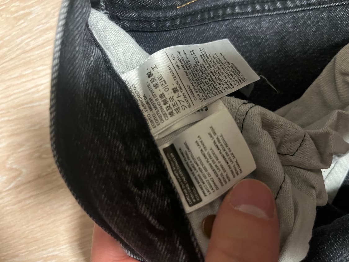 리바이스 501 블랙진 상품이미지3