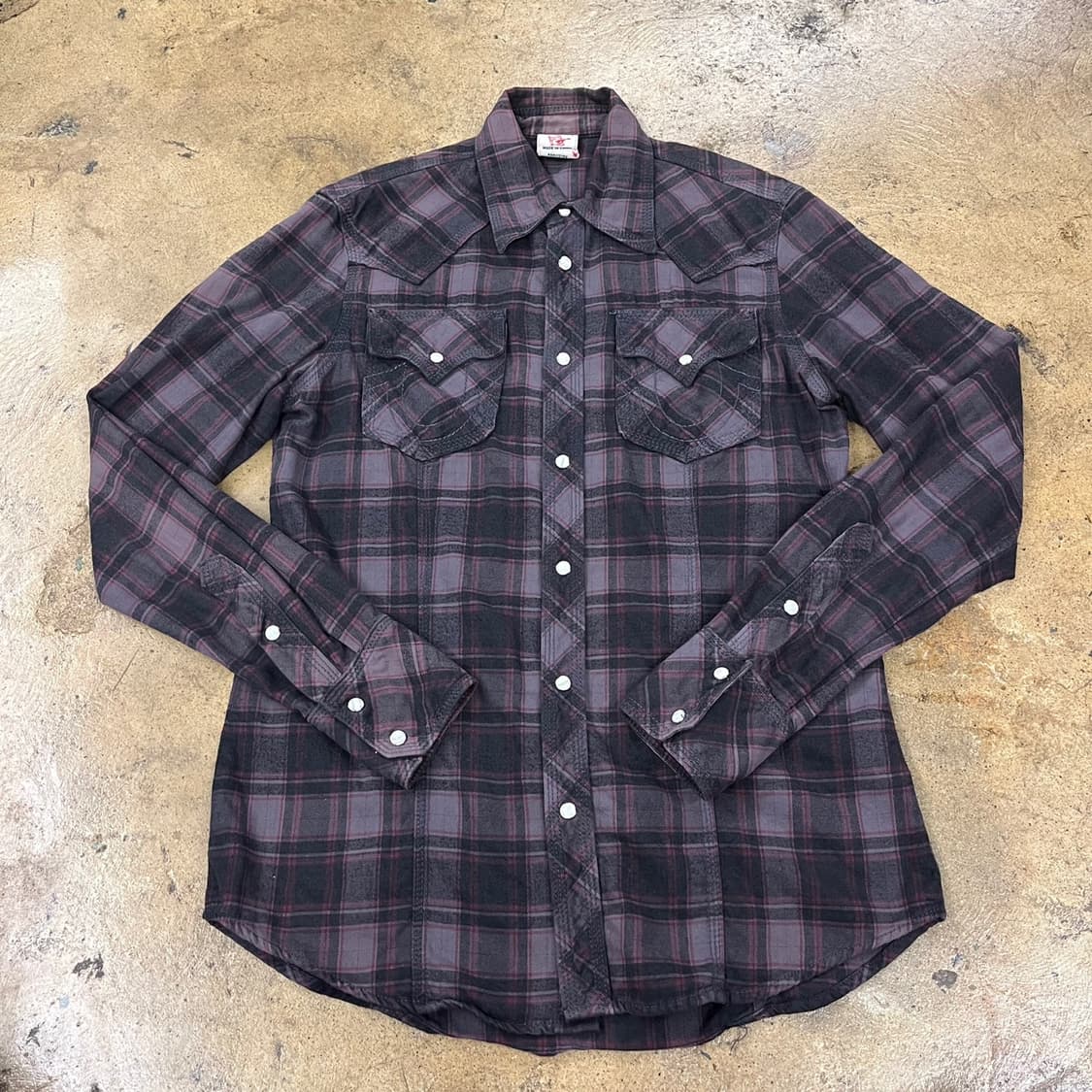 [정품/S] 트루릴리젼 웨스턴 체크 셔츠 남방 b15 상품이미지2