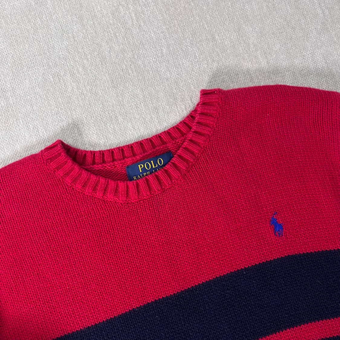 95 폴로랄프로렌 스트라이프 코튼 니트 상품이미지2