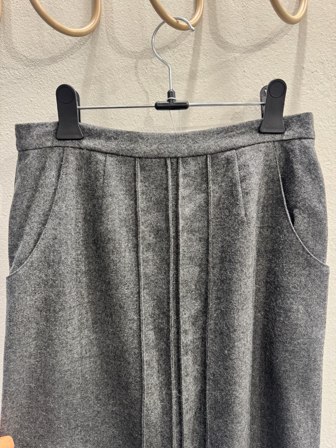 japan vintage 포켓 모직SK 상품이미지2