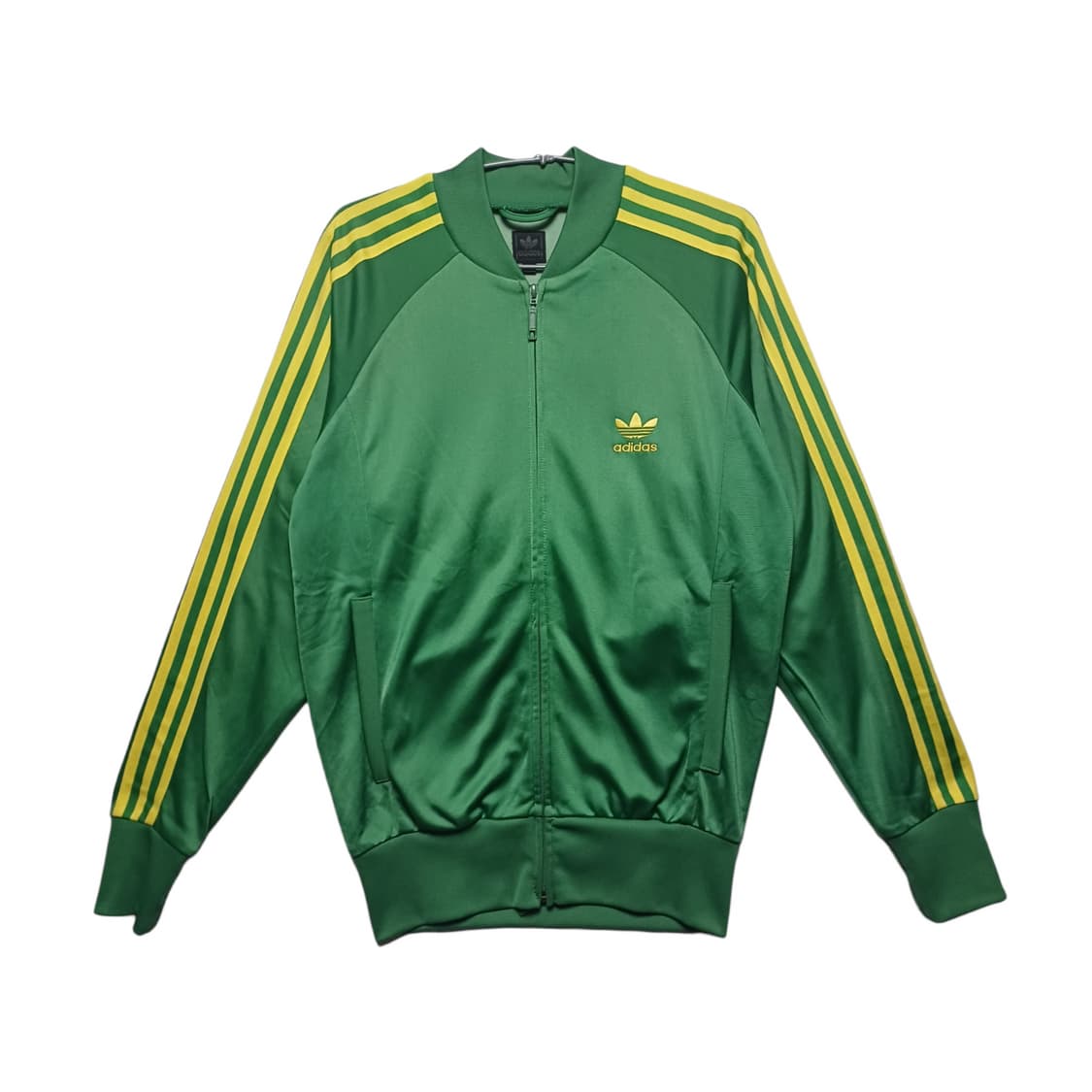 Adidas 아디다스 희귀 그린 옐로우 슈퍼스타 져지 상품이미지1