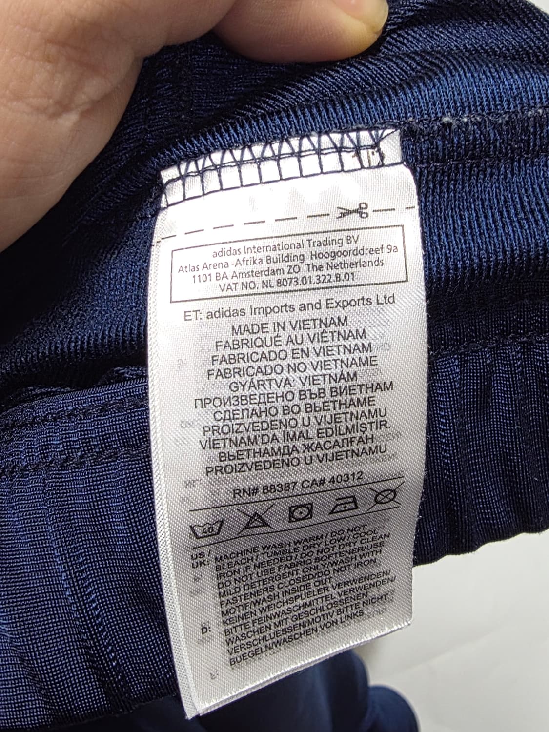 아디다스 여성 네이비 트랙저지  m 66/46
 상품이미지4