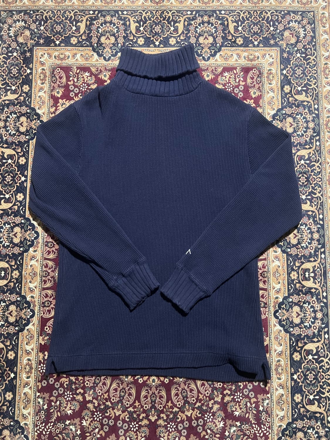 나이젤 카본 Nigel Cabourn 터틀넥 와플 니트 상품이미지1