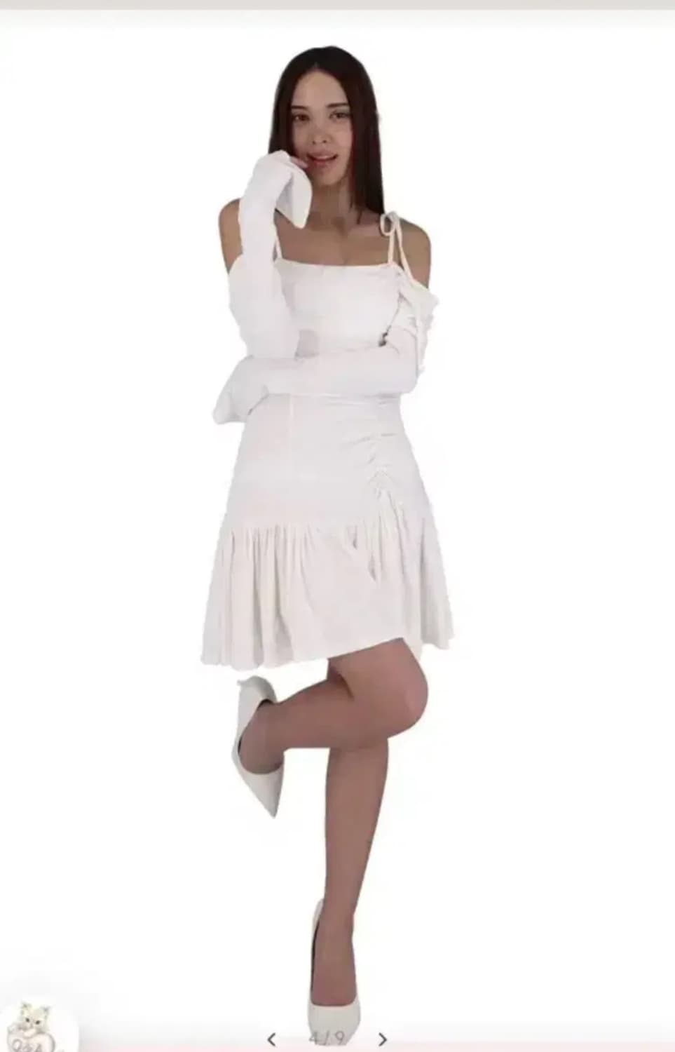 구 코프 현 클리시어 오프숄더 샬롯 원피스 상품이미지1