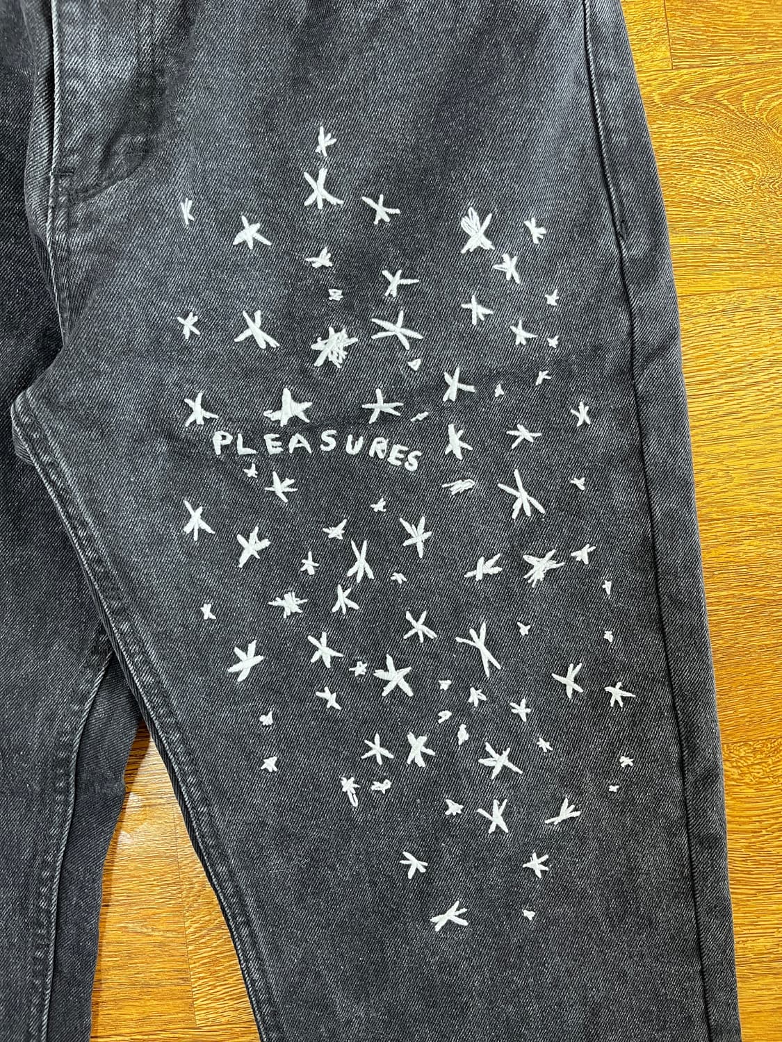 PLEASURES 플레져스 데님 팬츠 / 블랙 - 34 상품이미지3