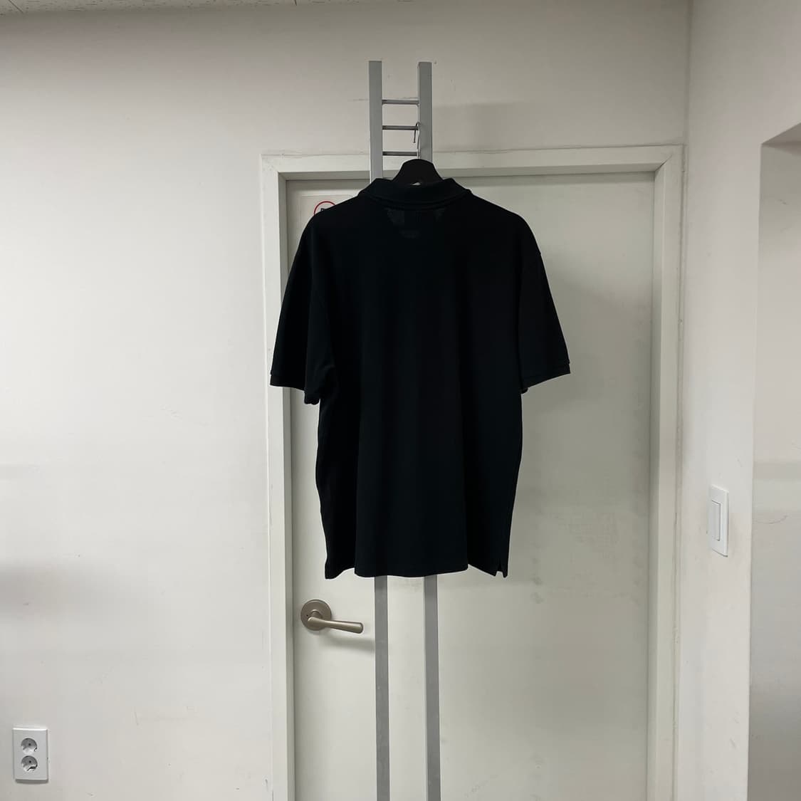 AMI 아미 PK 반팔 카라티 블랙 XL 상품이미지8