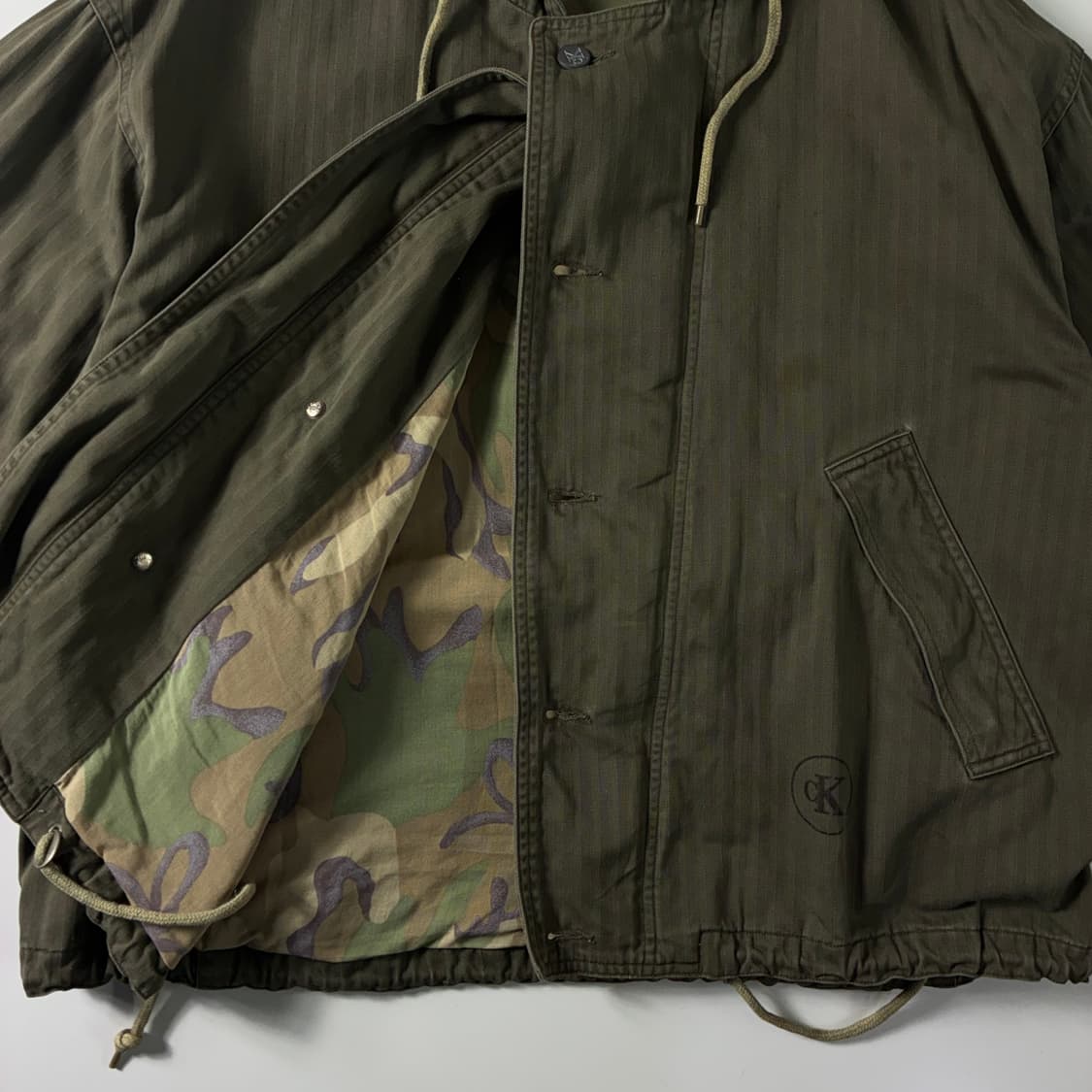 CK 켈빈클라인 90‘s 밀리터리 후드자켓 상품이미지6