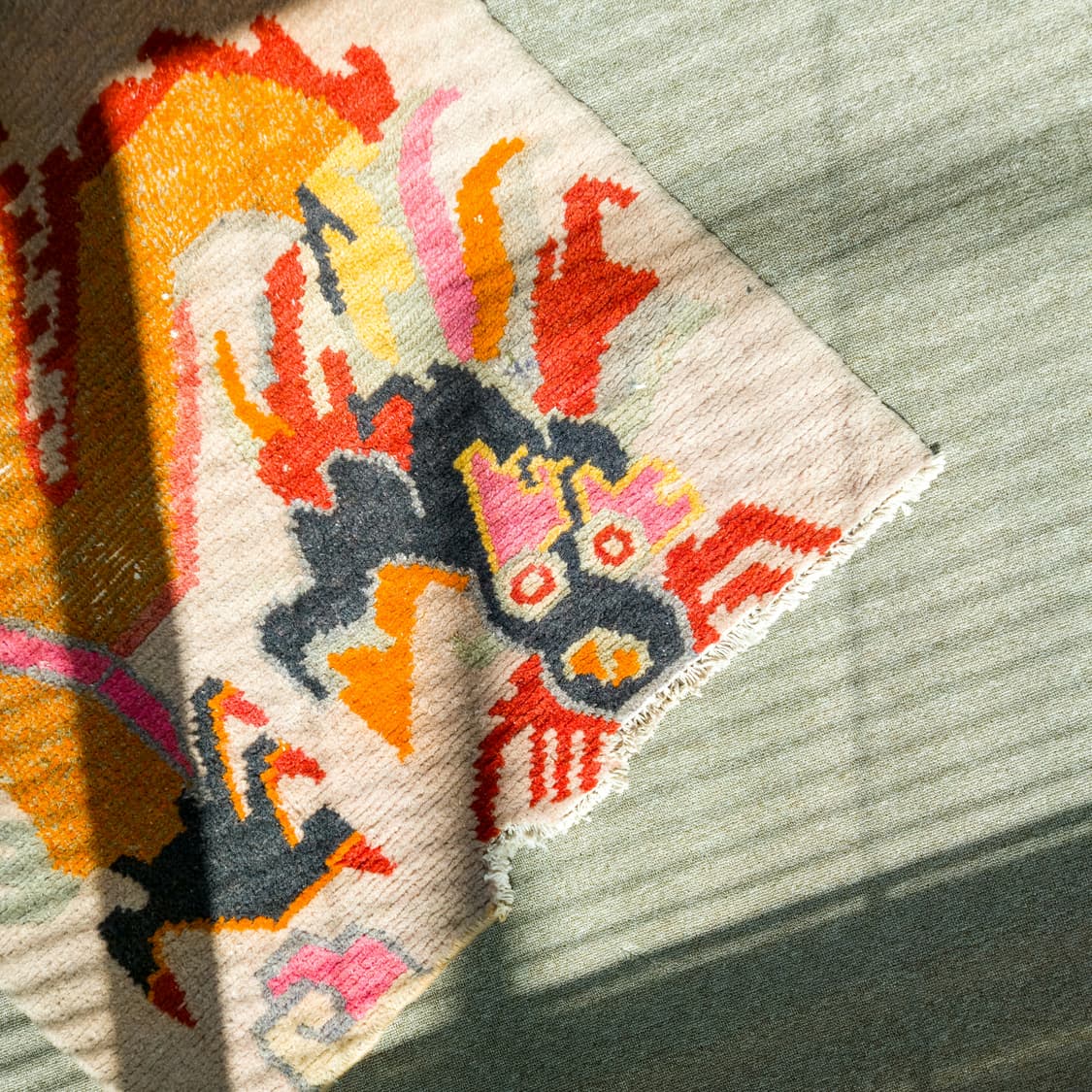 Vintage Tibetan Dragon Rug 상품이미지3