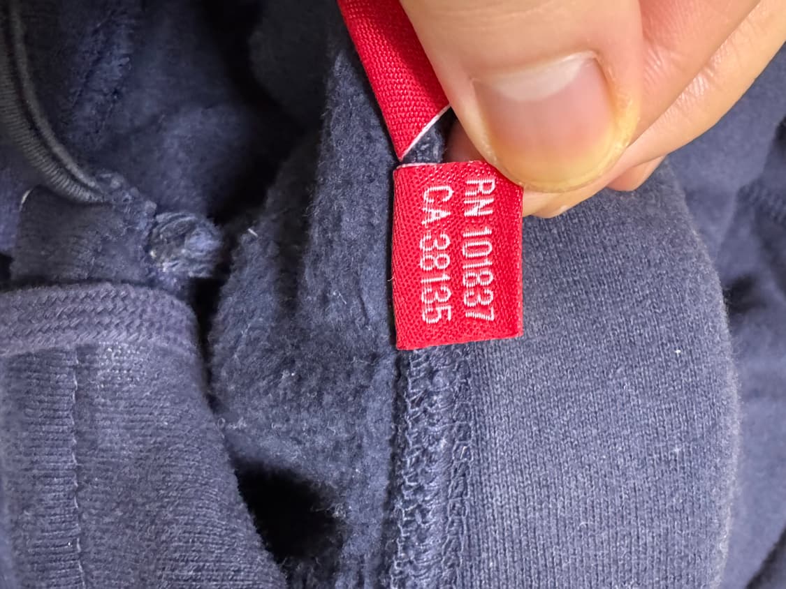 슈프림 크로스 박스로고 후드 네이비 20fw XL 상품이미지6