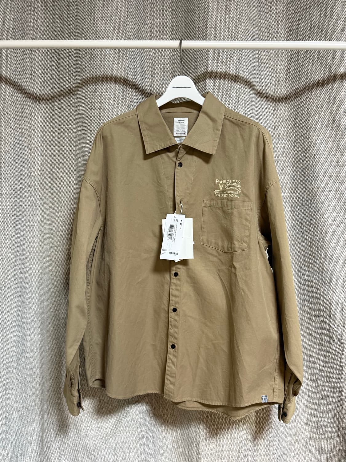 [3] 비즈빔 팔머 셔츠 베이지 상품이미지1