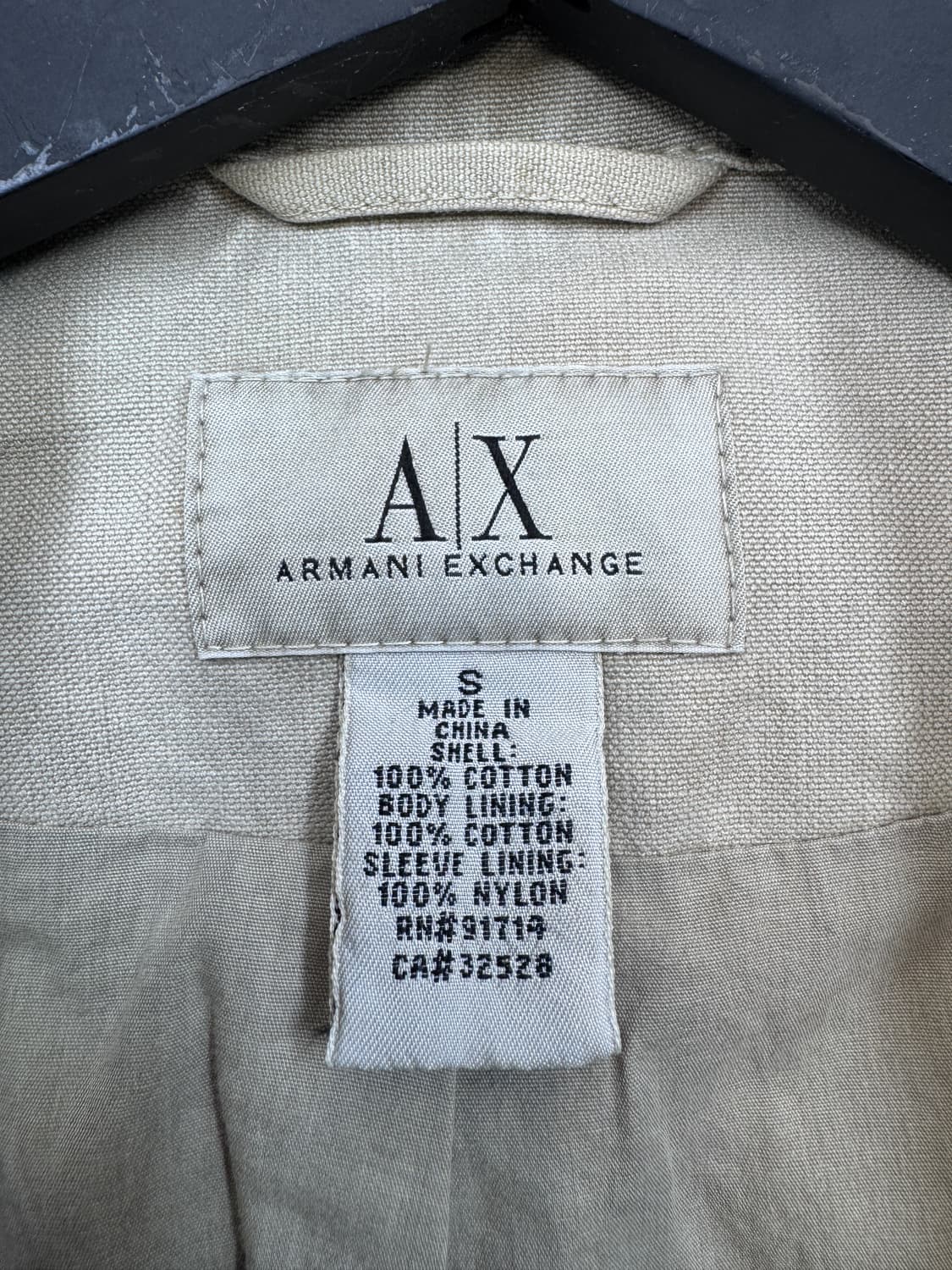 아르마니 익스체인지 투웨이 워시드 코튼 바이커 자켓 상품이미지5