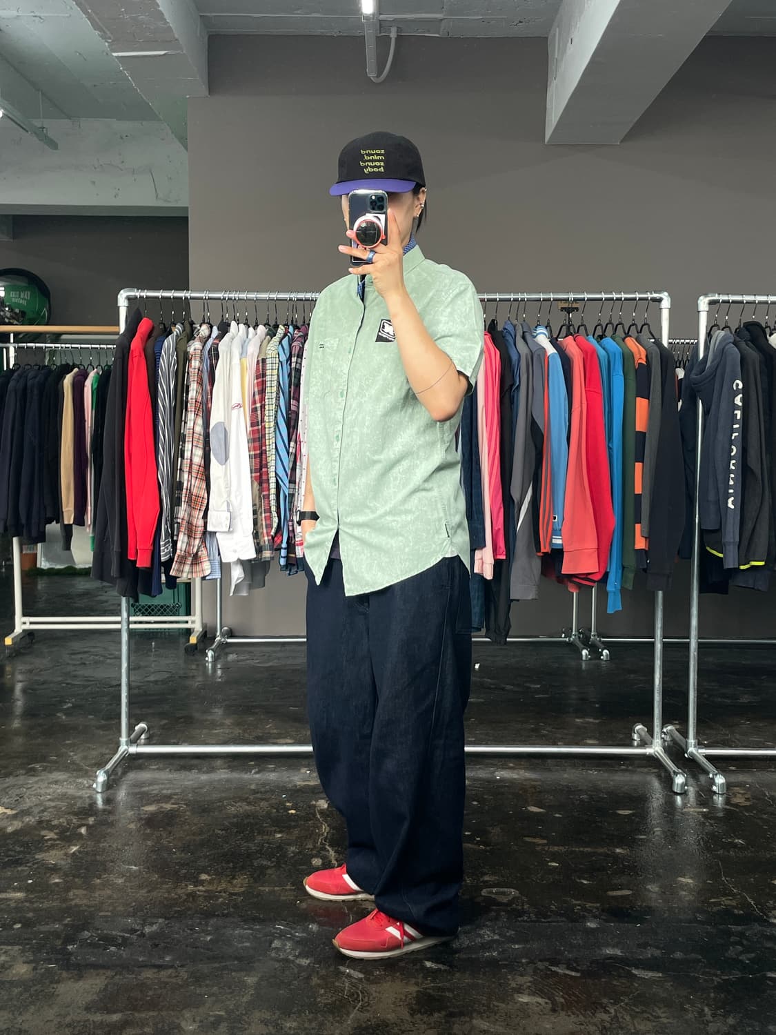 BILLABONG 워크 반팔 셔츠(데드스탁) 상품이미지5