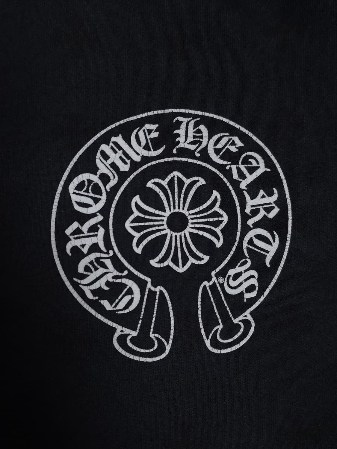 [S] 크롬하츠 올오버 모노그램 홀스슈 스웻팬츠 블랙 상품이미지4